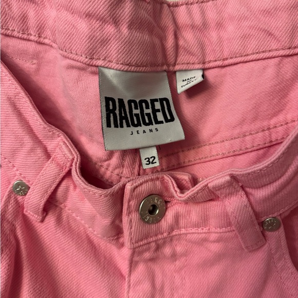 The Ragged priest Women's Straight Leg Jeans in Pink - Picture 2 of 3